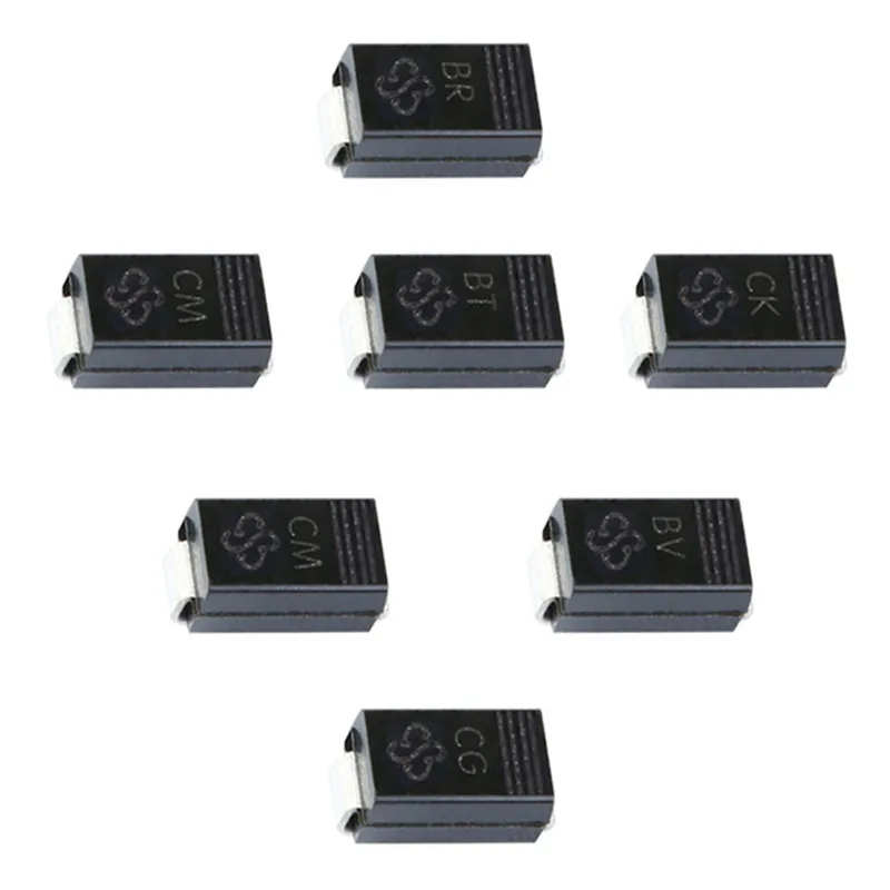 100% новый SMAJ6.0A SMAJ6.0CA 6V 400W smaj DO-214AC SMD телевизоры модуль диодного выпрямителя высокоскоростной коммутации диоды для подавления переходных скачков