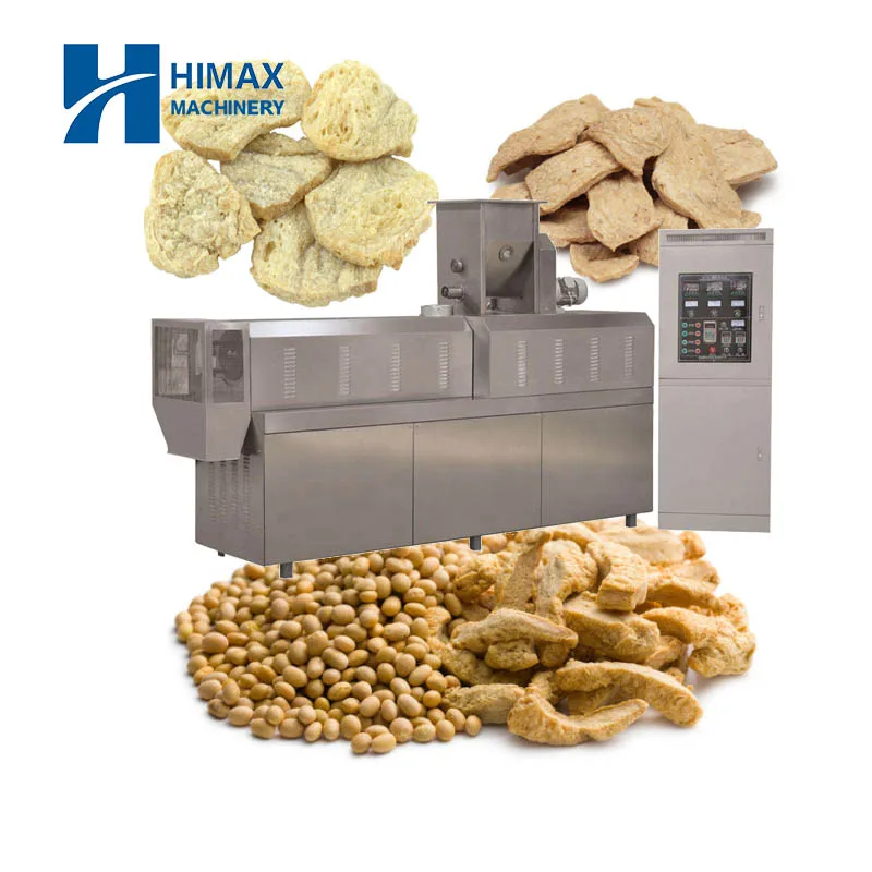 High Protein Tvp Soya Extruder Machine Textured Soya Protein Machine Vegetarian Soy Protein Meat Food Equipment