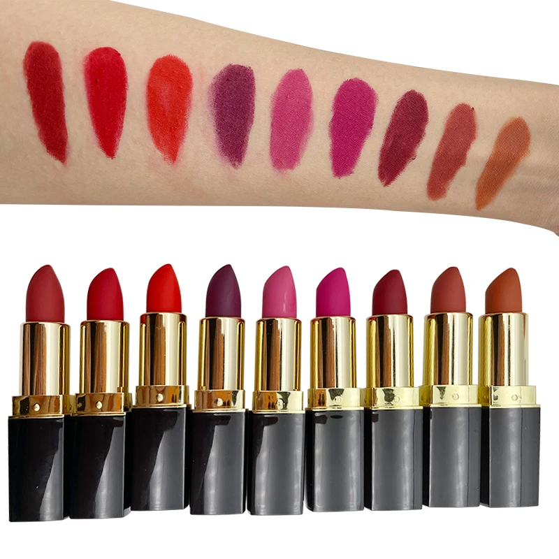 
18 colors OEM private label lipstick custom matte waterproof lipstick nude matte lipstick 