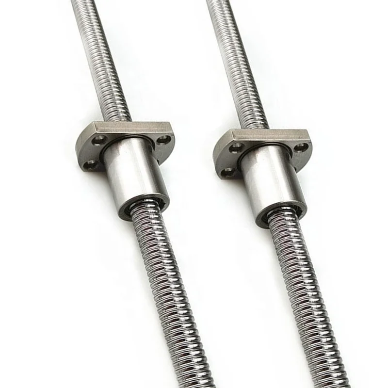 Miniature high helix ball screw lead 1mm direct drive ball screw SFK0801ball point screw ballscrew