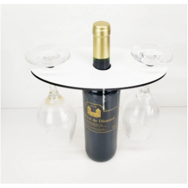 wine glass holder sublimation mdf wooden wine rack for heat press