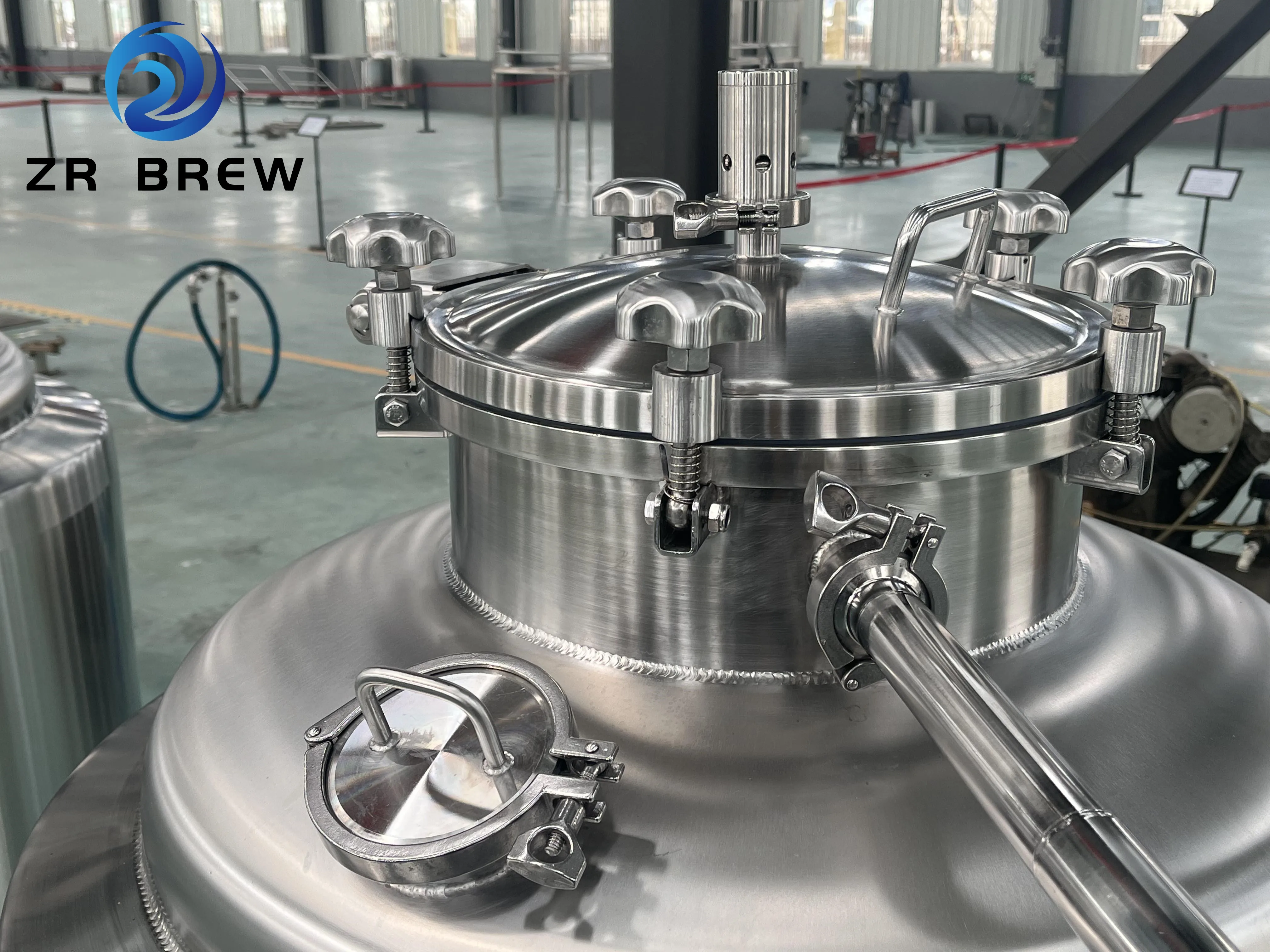 300l zeren tank inox large food grade almnium sparkling wine fermentation tank