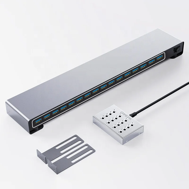 USB 3.0 KVM Switch 16 Port 16 In 4 Out Switcher OEM ODM Manufacturers Customization Logo Packaging