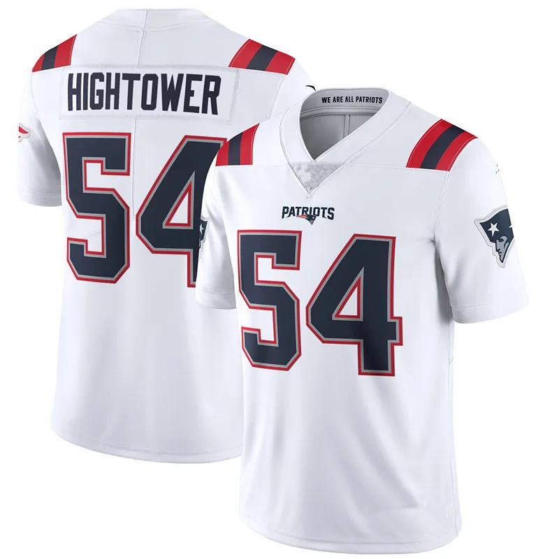 NFL Patroits номер 54 Hightower форма для американского футбола