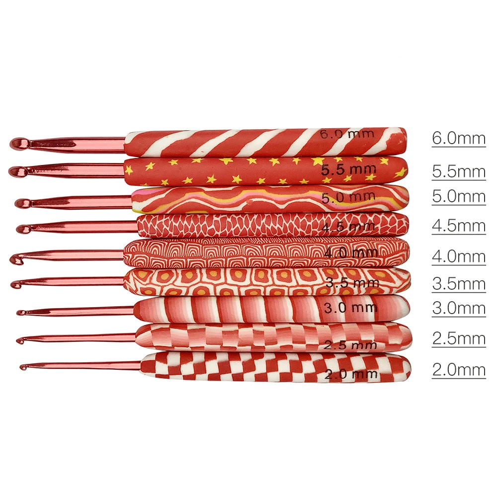 Crochet Hook Set Ergonomic Soft Grip Crochet Handles Yarn Knitting Needles for Arthritic Hand Knitting Needles Crochet Hook