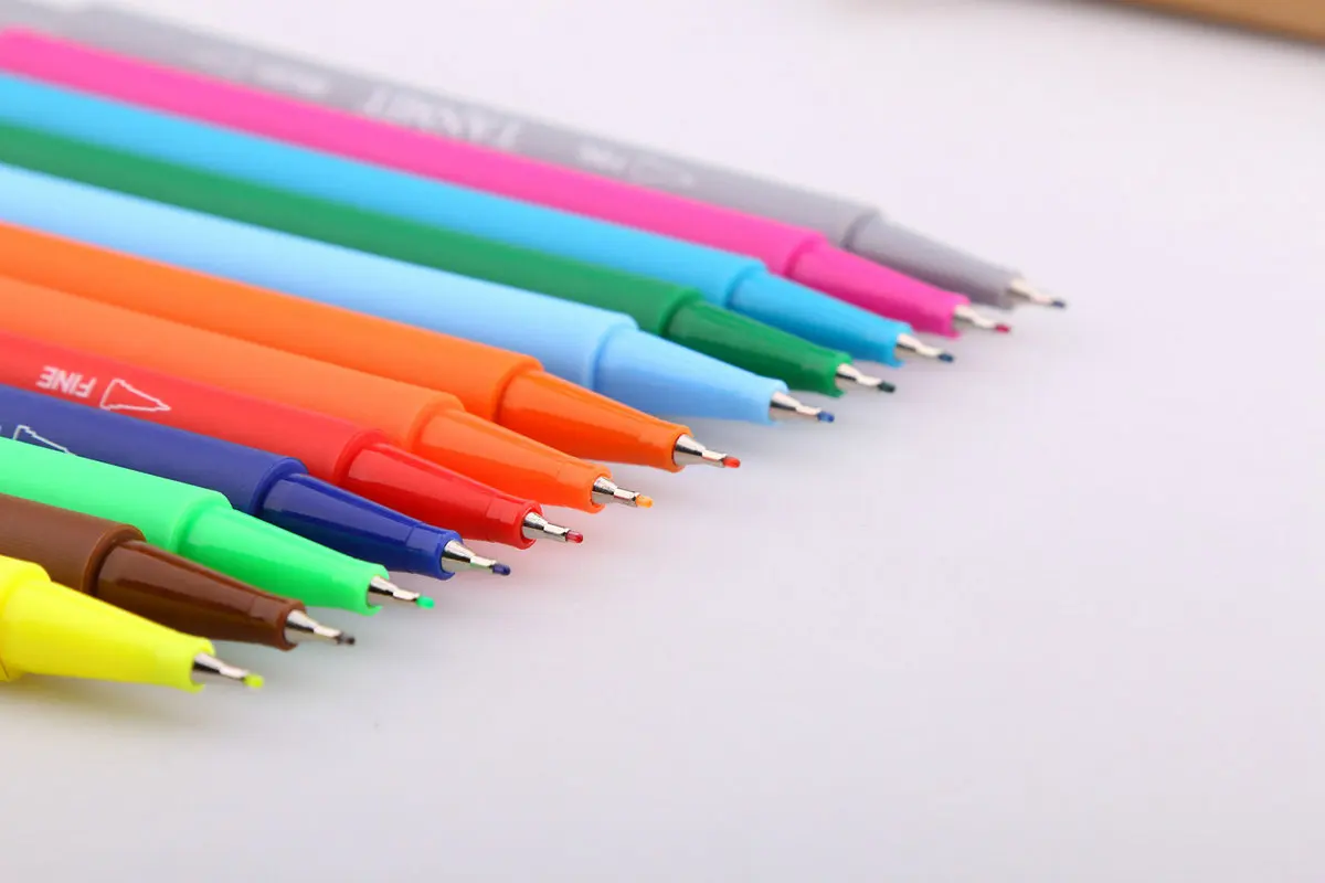 60colors Dual Markers Brush Pen, Colored Pen Fine Point Art Marker & Brush Pen for Adult Coloring Hand Lettering Writing drawing