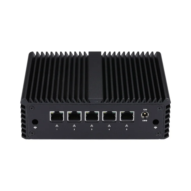 Qotom Q750G5 J4125 брандмауэр i225 5 LAN Linux маломощный Мини ПК