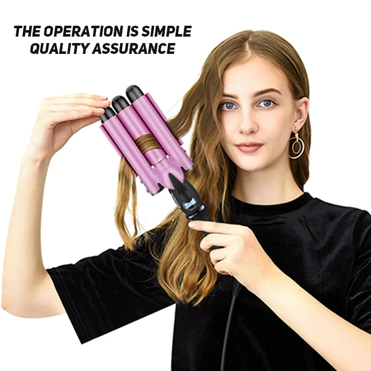 
Ulta Multifunctional interchangeable ceramic coating hair curler curling wand as seen on TV salon 