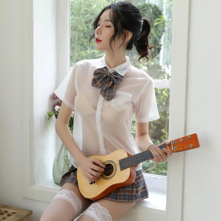 
Cute and charming sexy professional clothing transparent sexy underwear temptation sexy cosplay 