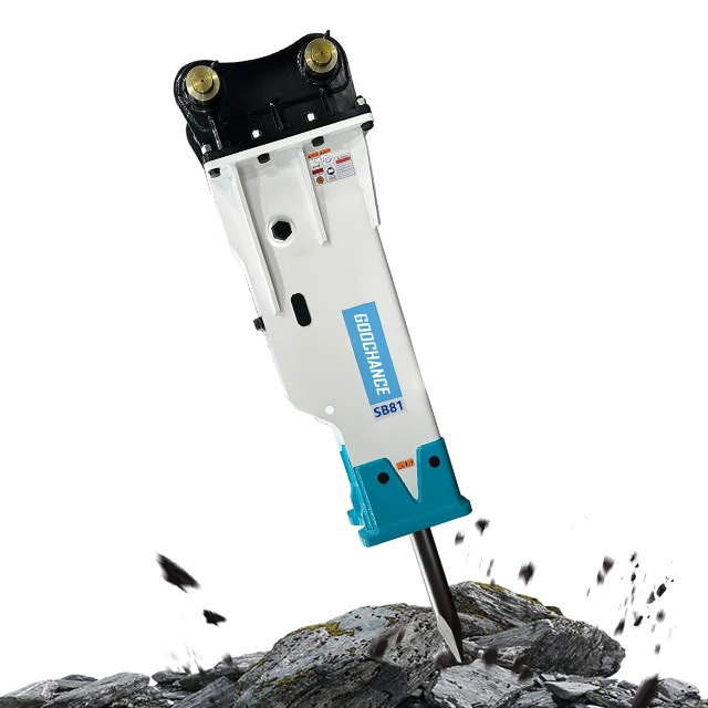 Wholesale SB81 Hydraulic Rock Breaker Hammers Excavator New Condition Factory OEM ODM Core Chisel Pump Construction Mining