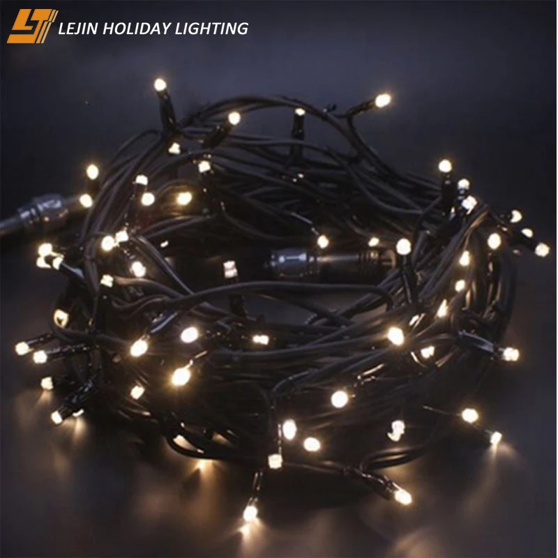 IP65 rated rubber wire male and female connector LED light string led light chain