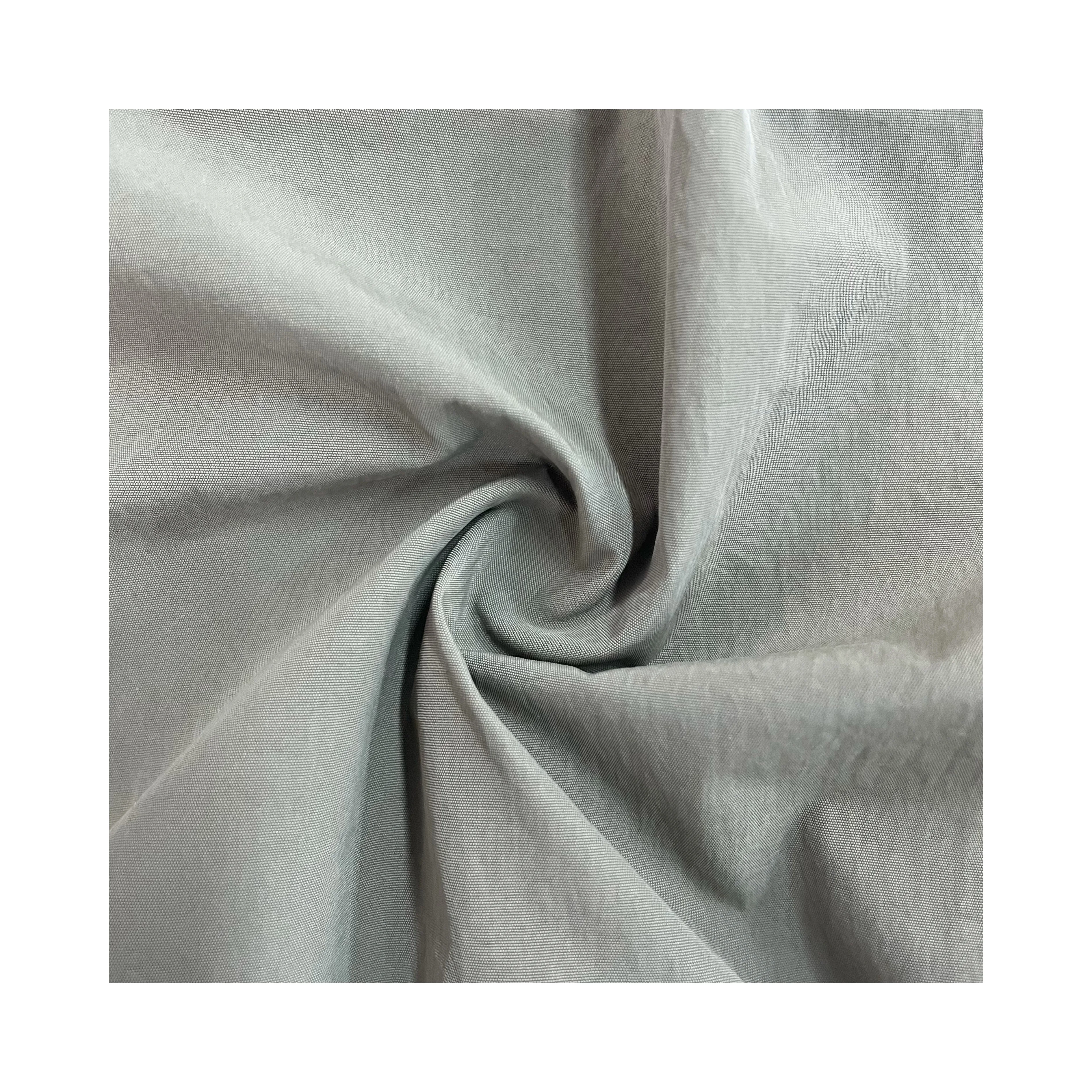 Utility Jacket Coat Out Wear Wind Shell PU Coating 70D Nylon Memory Plain Fabric