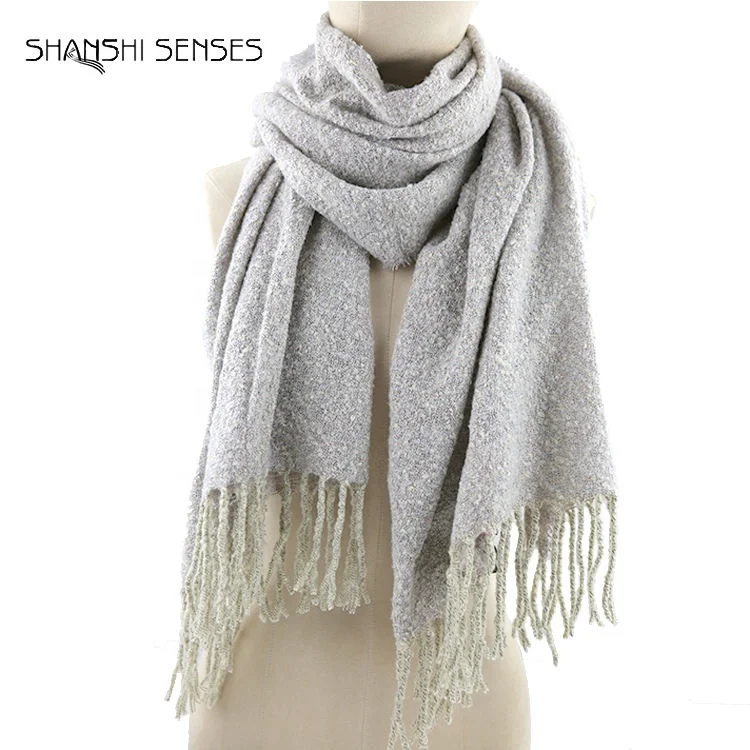 Chunky Pashmina Scarf 100% Polyester Shawl Scarf