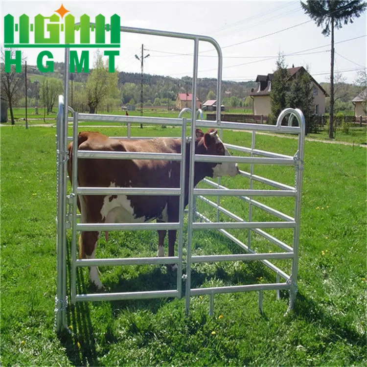 Hot Dip Galvanized Metal Iron Steel Galvanized Fence Panels Farm Cattle Fence