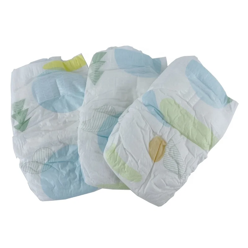 In Stock High Quality Disposable Sleepy Cotton Breathable Baby Diapers Manufacturer From China