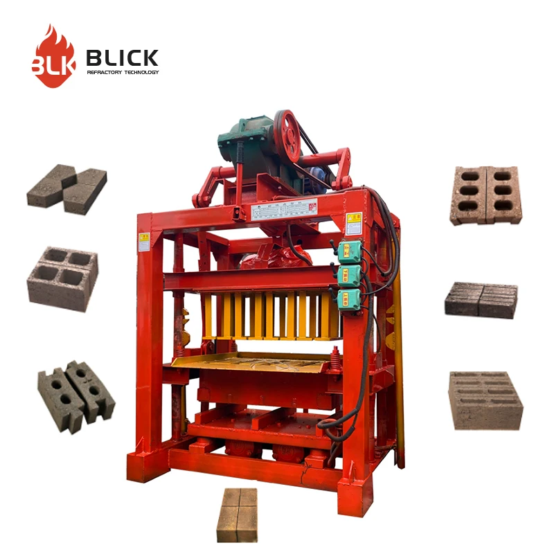 Cement brick making machine household non burning machine non supporting plate hollow block machine