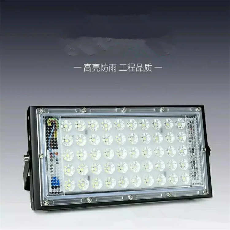 50W 100W RGB Floodlight Modules 110V 220V Outdoor Module Floodlight Spotlight White/Warm white  IP66 Waterproof