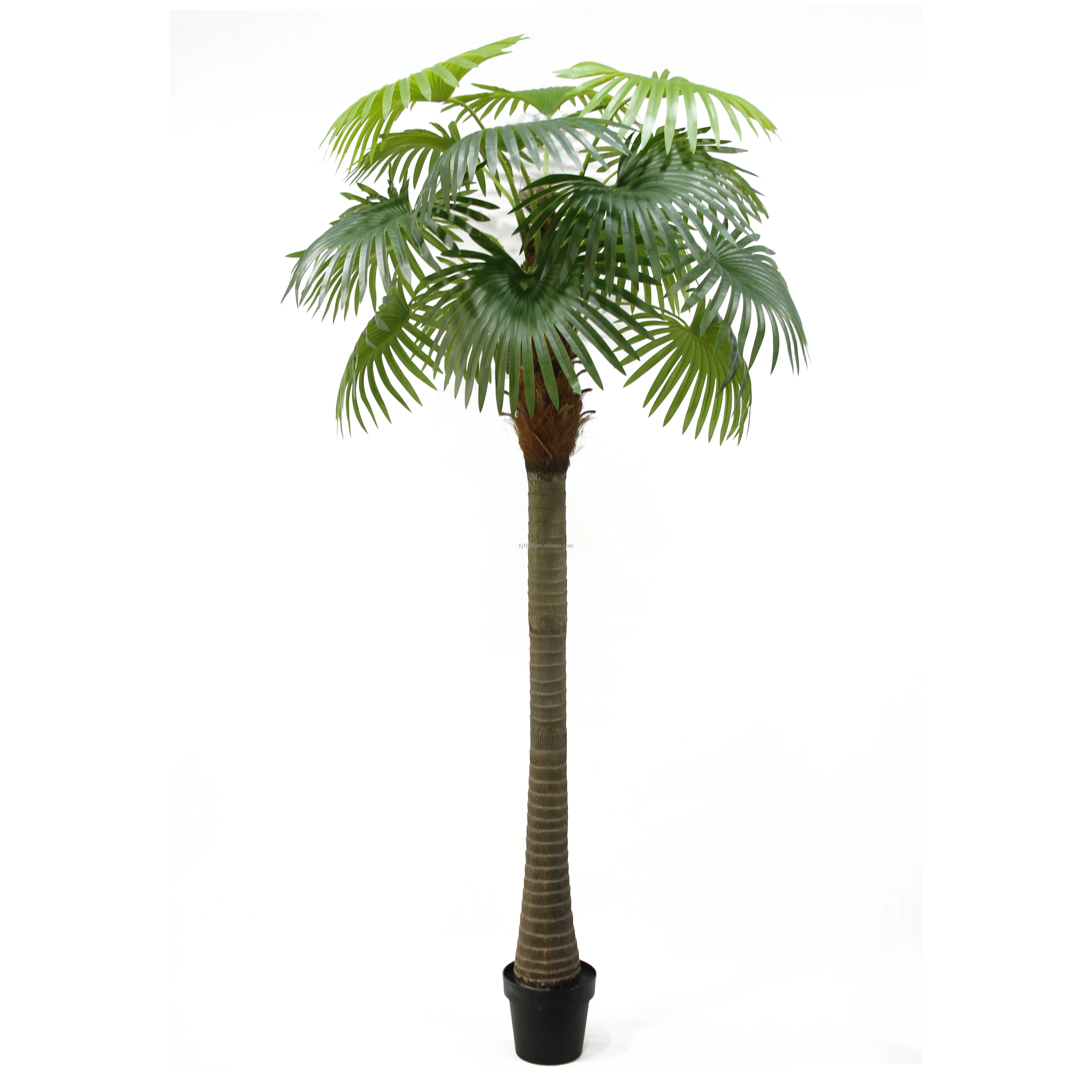 Factory Wholesale Real Touch Tropical Fake Plant Mini Chinese Artificial Washington Fan Palm Tree For Indoor Outdoor Decoration