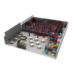 Professional custom popular   ninja warriors obstacle ninja course Indoor Trampoline Park equipment for adults