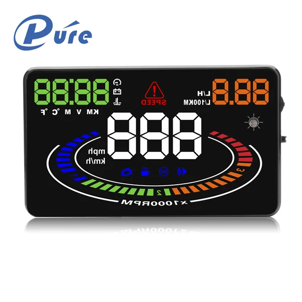 Multi-function 5.5 Inch car HUD OBD2 hud head up display head up display obd hud