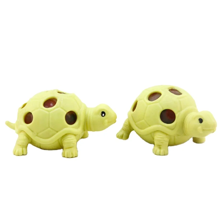 Hot Sale Trending Flybear TPR Tortoise Squishy Gel Water Beads Jelly Light Stress Ball