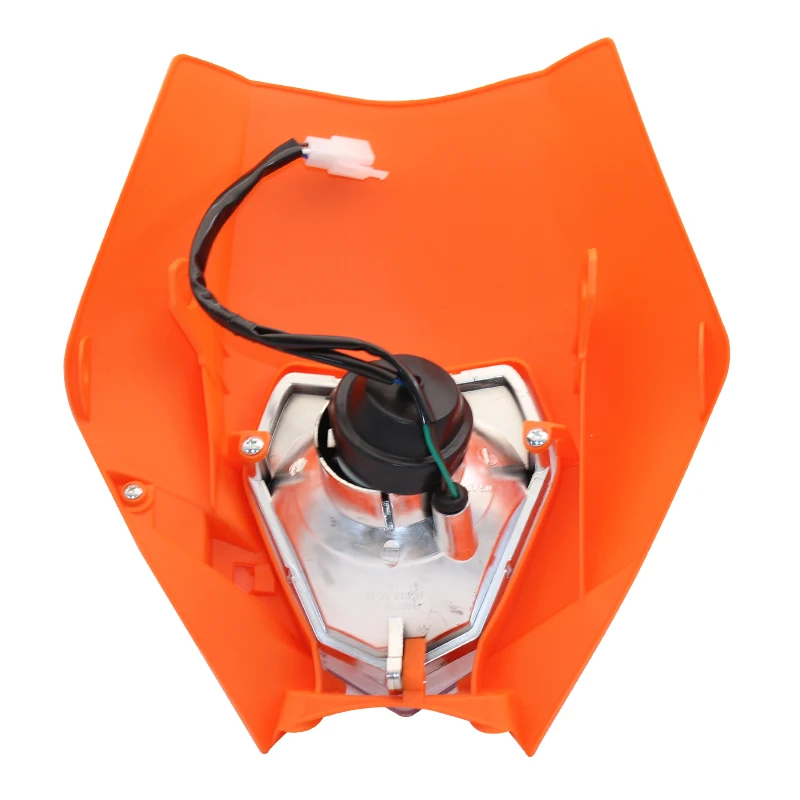 Motorcycle Universal 12V 35W White Green Motorcycle Dirt Bike Supermoto Waterproof For Headlight Exc Fairing Black halogen