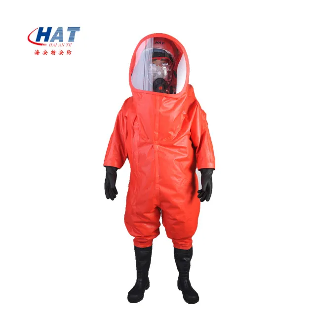 Wholesale Price Heavy Duty Gas Tight Chemical Protective Clothing Suit for Sale