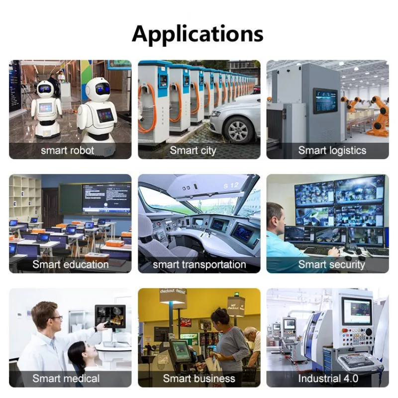 10.1 Inch Rugged Touch Screen Panel Display 7mm bezel waterproof shockproof lcd industrial monitor For Heavy Duty Applications
