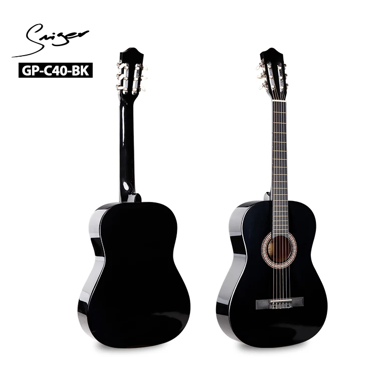 China guitar wholesale classic Linden body Guitar 4/4 basswood classical guitar 1/2 available
