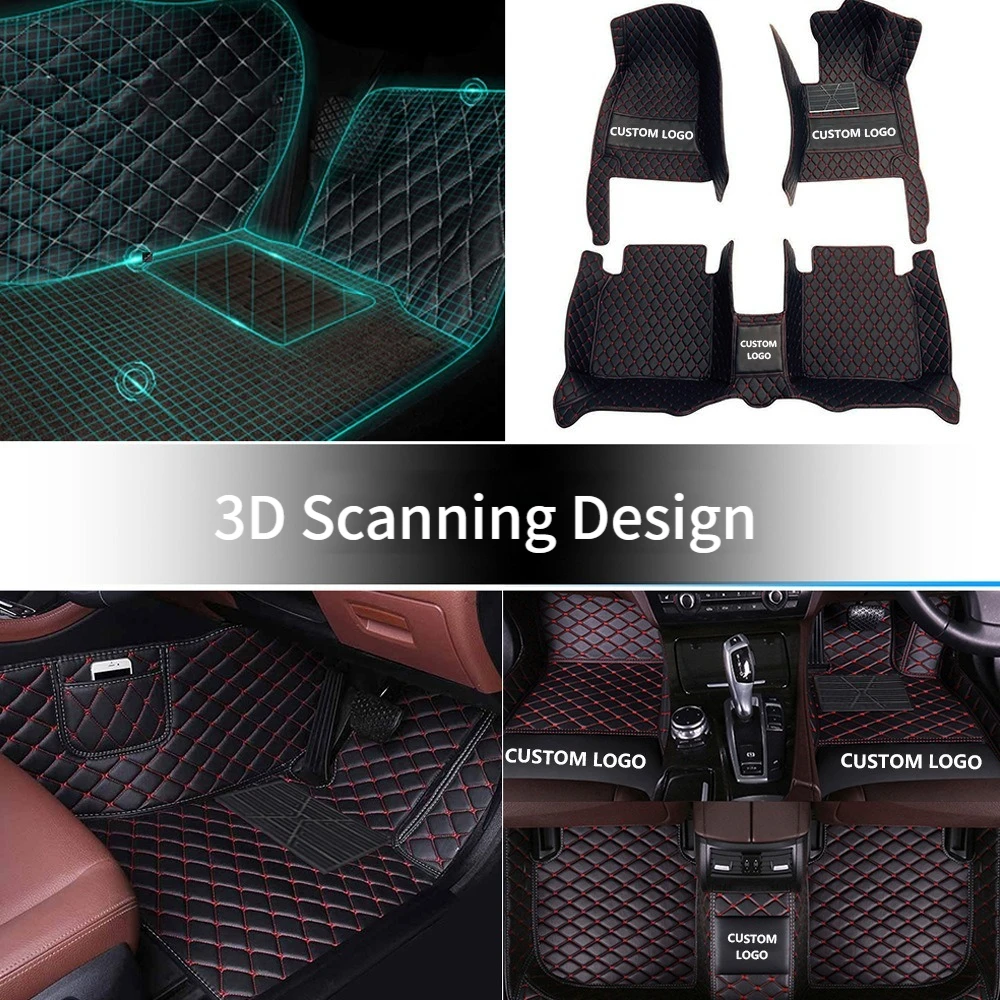 Прямая поставка с завода 5d ПВХ кожаный ковер коврик для автомобиля 4 шт. коврики всех моделей 911 Panamera Cayman Cayenne