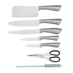 China Wholesale Eight Piece Set Professional Stylish Kitchen Knives Accessories Set