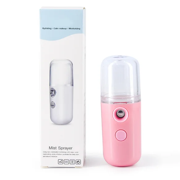 USB Electronic Nano Facial Body Mist Sprayer 30ml Face Spray Beauty Instruments Portable Humidifier Mist Sprayer