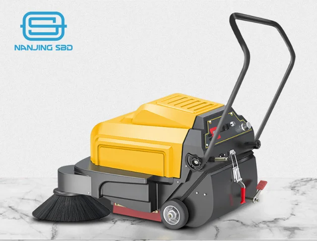 High Quality Cordless Ride-On Electric Floor Sweeper Concrete Floor Cleaning Machine with Battery Motor Plastic Broom Sweeper