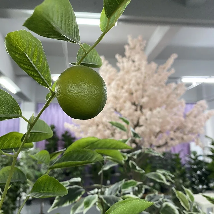 
Top selling highly simulation factory custom stock artificial lemon tree for outdoor decor 