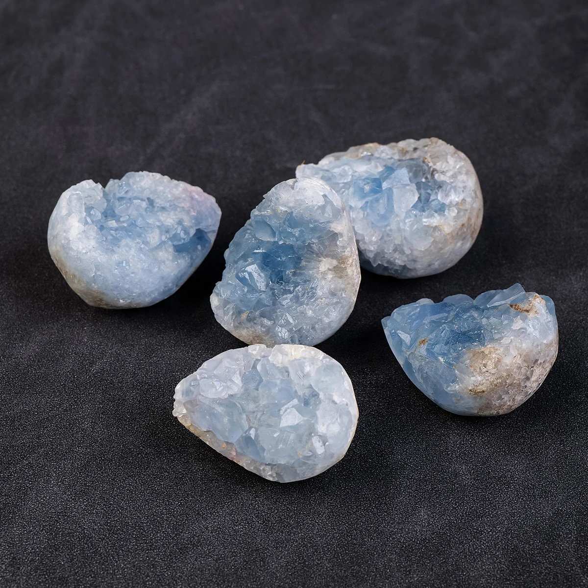 Raw  Celestial Crystal Cluster Geode High Energy Natural Celestial Reiki Wika Celestita Rock healing calming effects