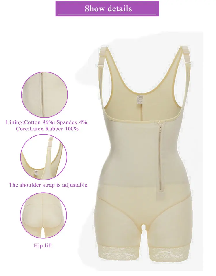 Langqin Women Body Shaper Slimming Waist Trainer Cincher Tummy Control Bodysuit tummy control shapewear