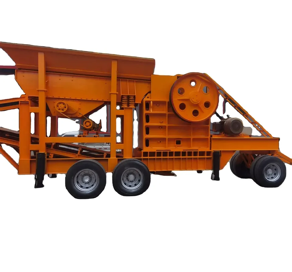 Mini Stone Crusher Mobile Hammer Crusher Mobile Sand Making Crusher Machine