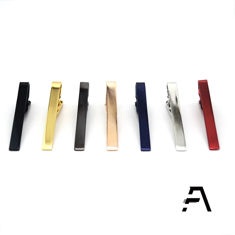 Оптовая продажа простой зажим для галстука с чистым рисунком