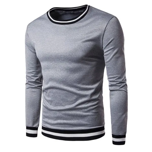 
custom Heavy weight pullover crew neck 100% Polyester men sweatshirt without hood 