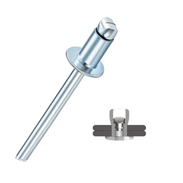 Aluminum SS304 SS316 Stainless Steel Blind Rivet Steel