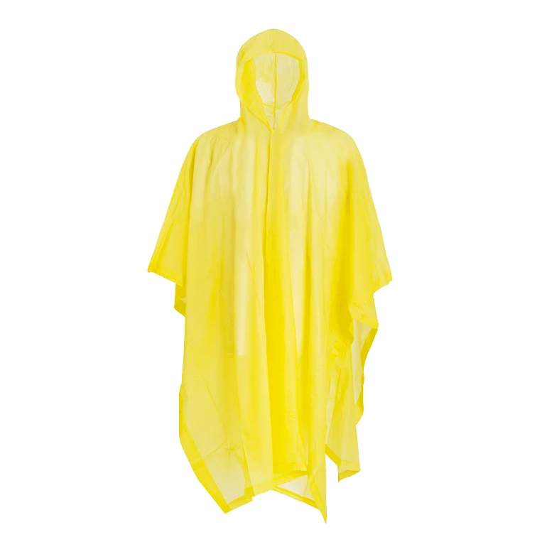 Waterproof colored custom printed pvc rain coat poncho