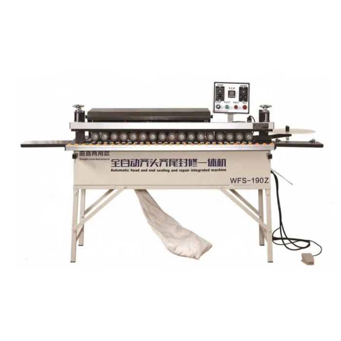 Electric fully automatic wood edge banding and trimming edge banding machine woodworking wooden board straight line edge bander