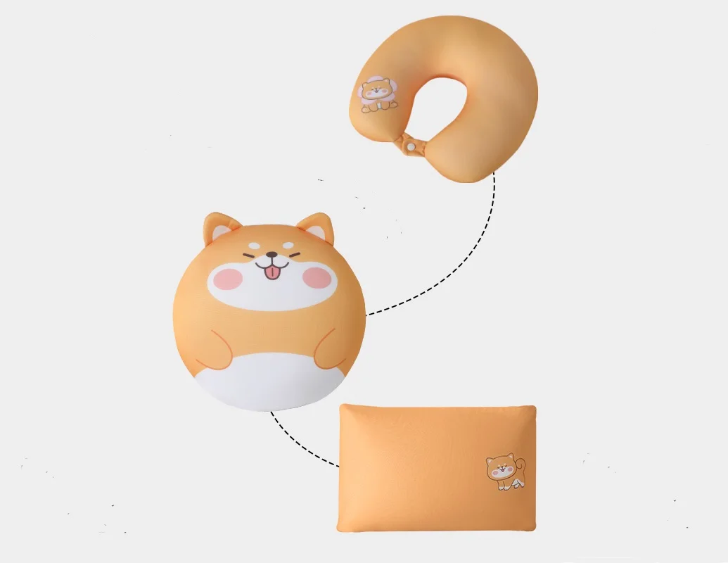 3 in 1 Deformable Neck Pillow for office,Traveling, Soft U-Shaped Pillow with different shapes Comfy Sleep, Airplane
