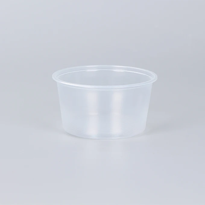 500ml Transparent Disposable Microwaveable Hot Soup Noodle Packing Bowl Cups To Go Pack Plastic Food Round Container With Lid