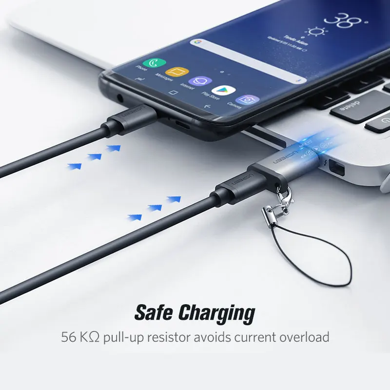 UGREEN Тип C OTG адаптер быстрой USB 3 0 к HDMI для Macbook Pro Xiaomi Android Huawei P40 конвертер