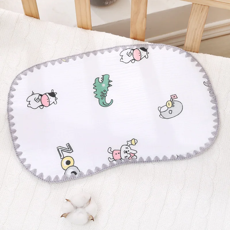 Pillow towels for newborns aged 0-3 months or above baby pillows anti spitting pads fine fabric pillows soft and sweat absorbing