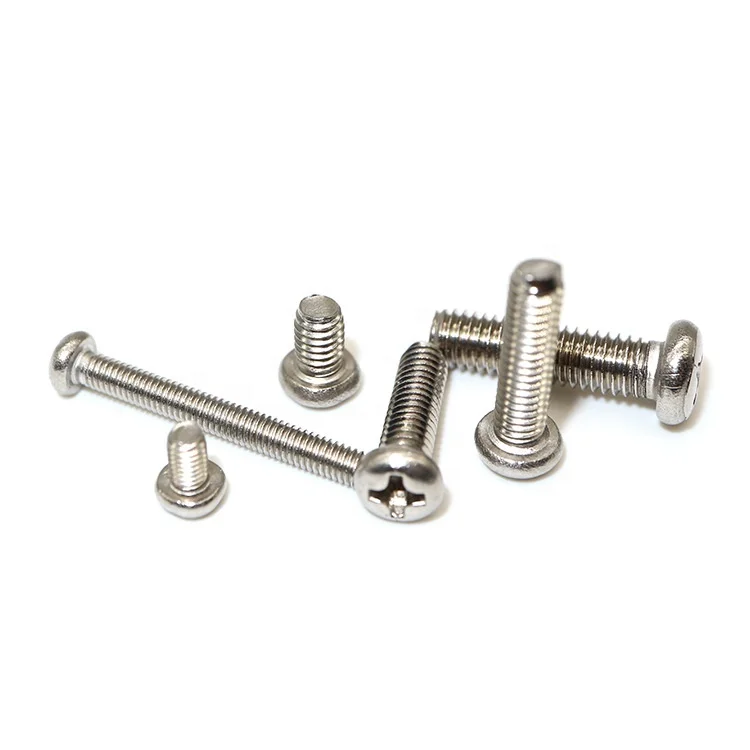 New 2024 Stainless Steel Phillips Round Head Machine Teeth Stainless Steel Door Super Screw Fasteners