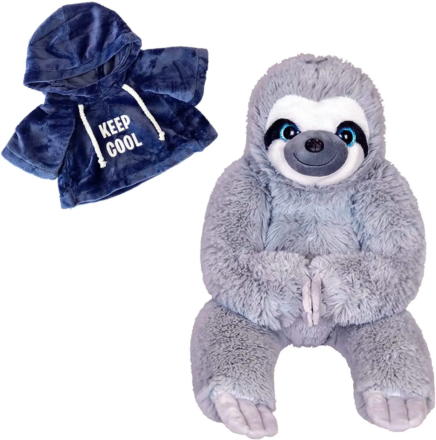 2022 New Design Customization Cute soft toy sloth Stuffed Animal 30 Inch Sloth Doll in Hoodie Plush Toy