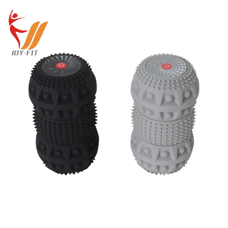  2021 New Arrival Large Spiky Electrics Gym Recovery Yoga Peanut Vibration Massage Ball for Stress