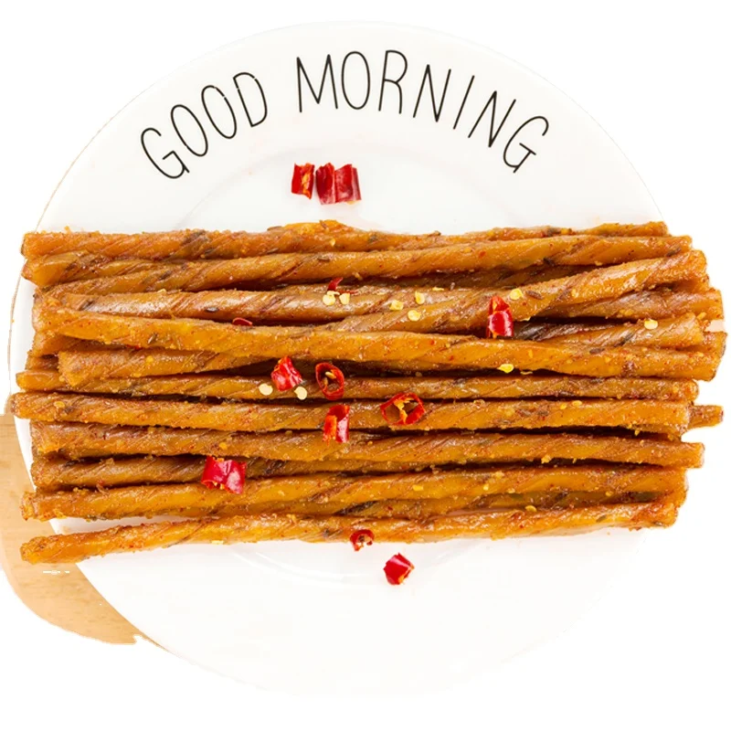 
Genji Food 200g Curly Spicy Beancurd Best Sell Snack China Spicy Snack Bean Gluten Spicy Strip 